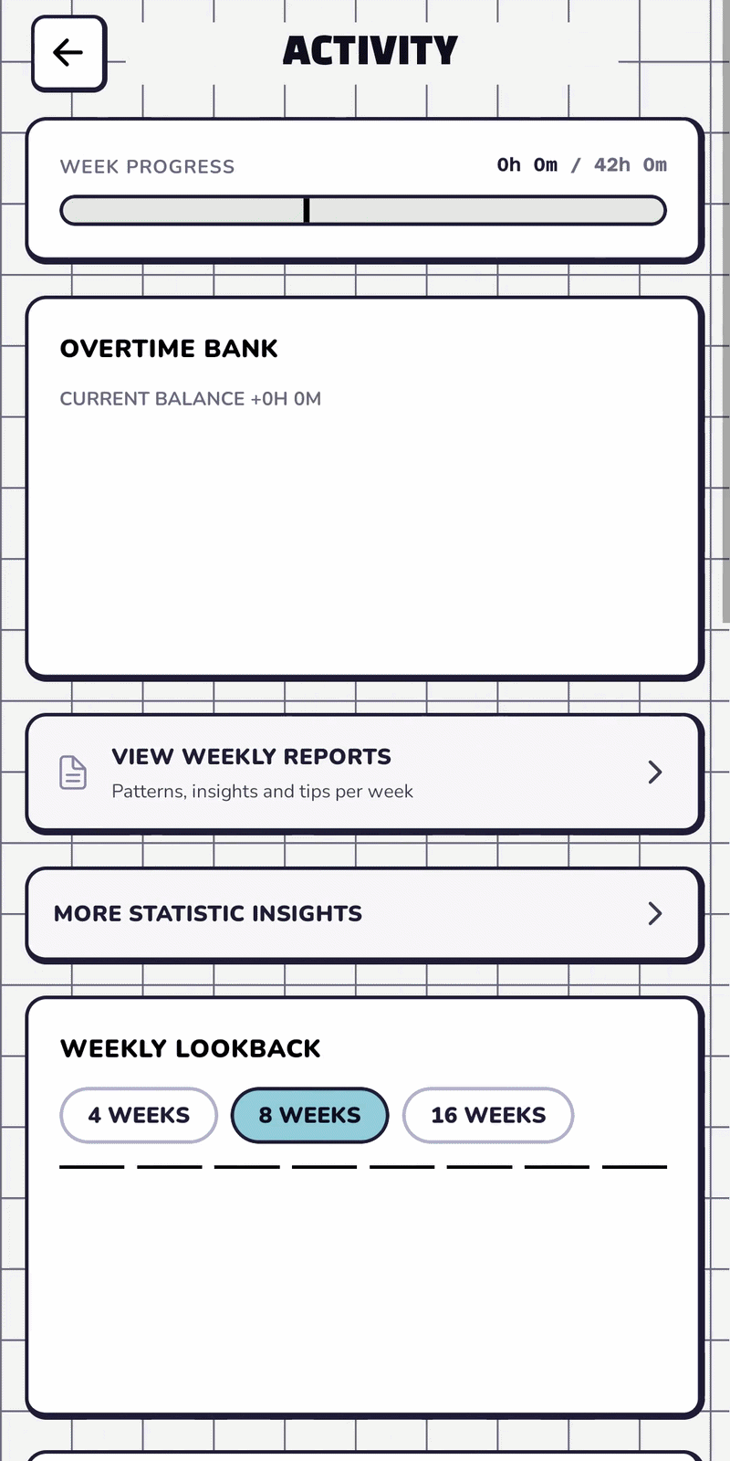 T-Minus Aktivitätsvorschau